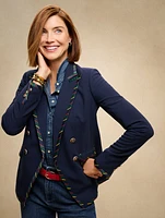 Ribbon Trim Blazer