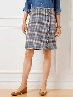 A-Line Skirt - Windy Plaid