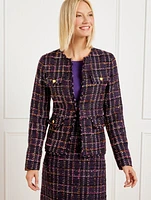 Midnight Sparkle Tweed Jacket