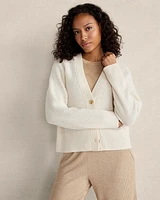 Cashmere Raglan Cardigan