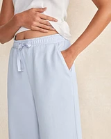 Organic Cotton Lofty Terry Wide Leg Pants