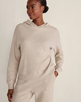 Organic Cotton Waffle Knit Hoodie