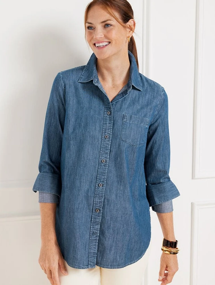 Boyfriend Shirt - Denim