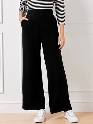 Wide Leg Effortless Ultraknit Pants