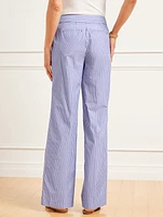 Talbots Greenwich Pants - Lawn Stripe