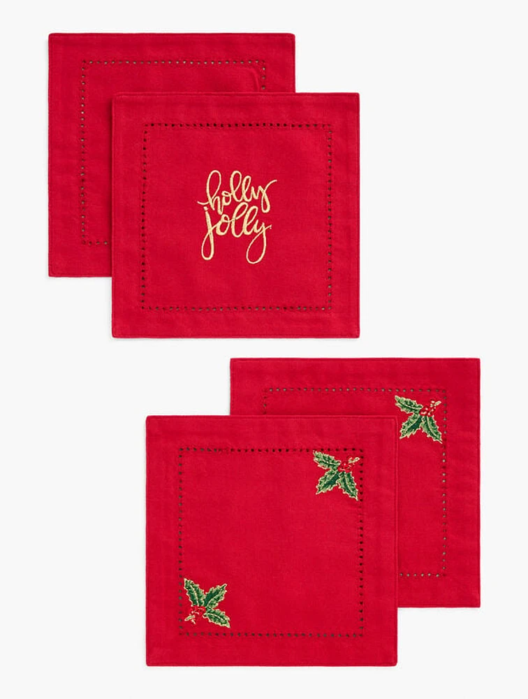 Holiday Cocktail Napkins