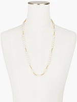 Fresh Pearl Long Necklace