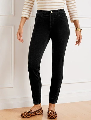 Stretch Corduroy Jeggings - Solids Curvy Fit