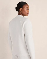 Comfort Fleece Notch-Neck Pullover