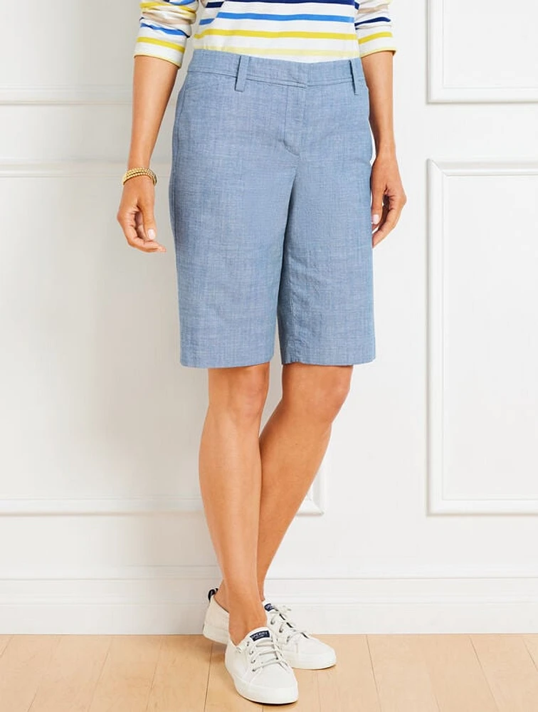 Perfect Shorts - 10.5” Newport Chambray