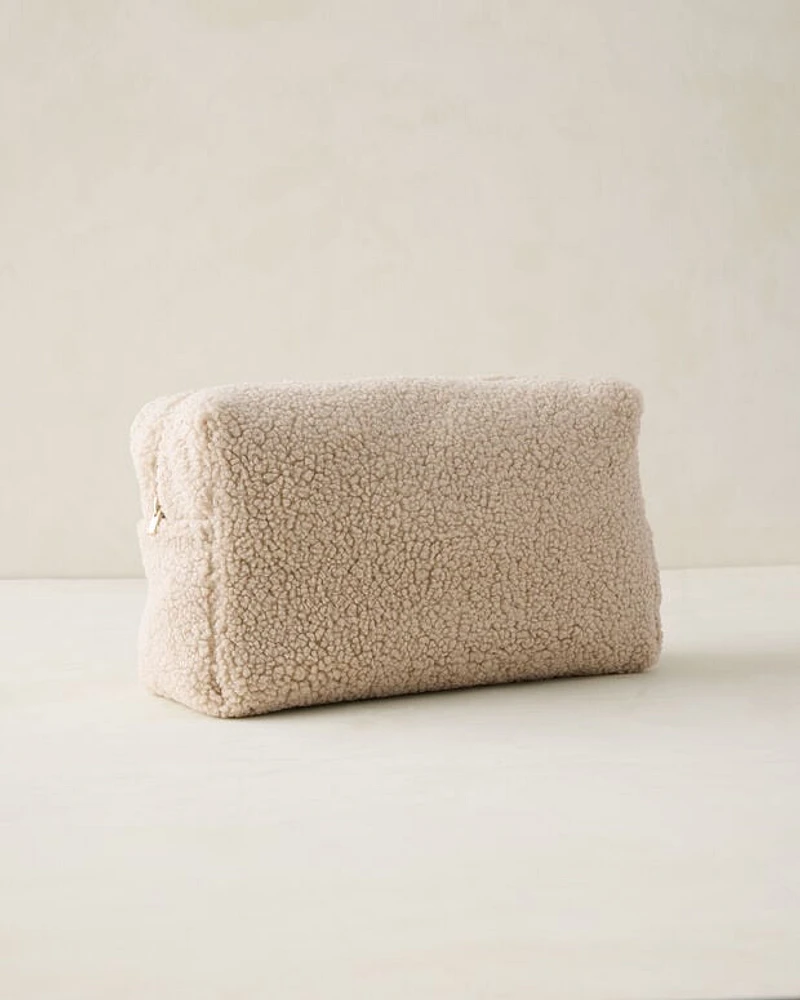 Curly Sherpa Toiletries Bag, Large