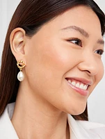 Organic Pearl Drop Earrings