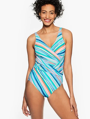 Miraclesuit® Jillian One Piece - Seaside Stripe