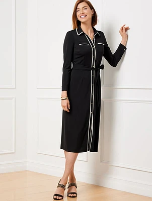 Jersey Shirtdress - Tipped