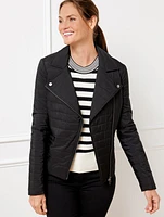 Quilted Moto Jacket