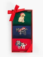 Dog 3-Pack Sock Gift Set