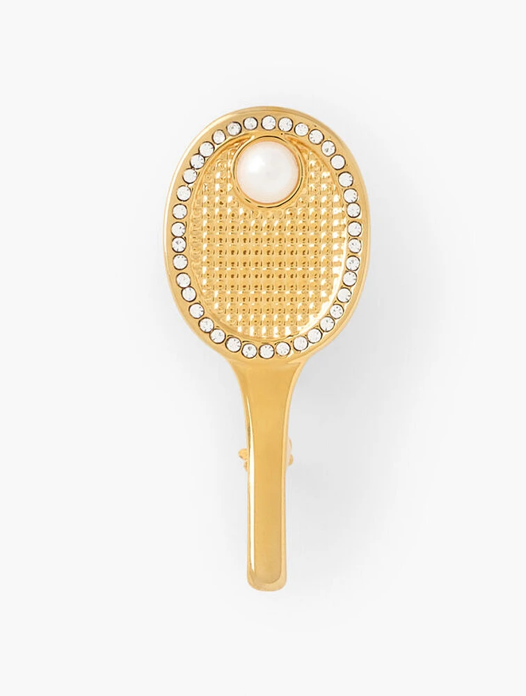 Tennis Racket Brooch