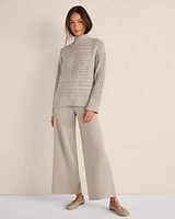 Organic Cotton Wide Leg Pants