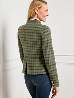 Shetland Officer Jacket - Apple Plaid