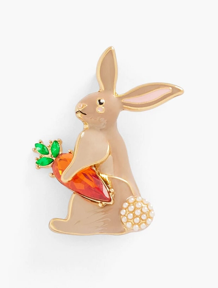 Spring Bunny Brooch