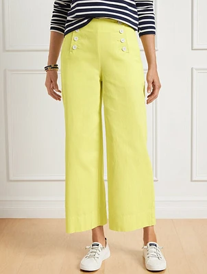 Wide Leg Sailor Pants