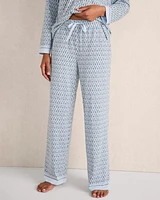 Organic Cotton Jersey Ikat Pajama Set