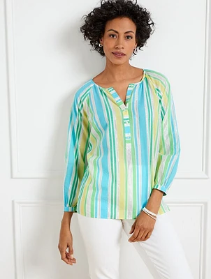 Sunny Stripe Popover