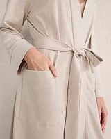 Organic Cotton Jersey Heather Robe