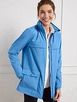 Water-Resistant Hooded Jacket