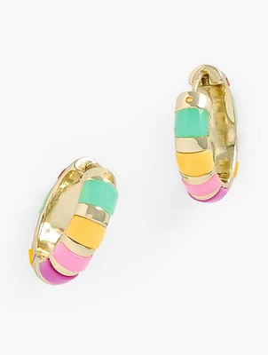 Tubular Hoop Earrings 