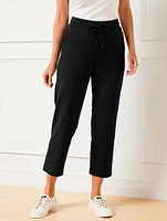 Modal French Terry Straight Crop Pants