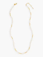 Fresh Pearl Long Necklace