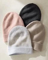 Cashmere Shaker Stitch Beanie