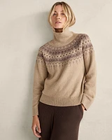 Organic Cotton Blend Fairisle Sweater