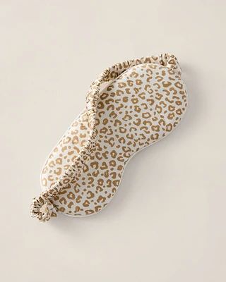 Washable Silk Animal Print Eye Mask