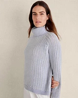 Texture Stitch Turtleneck