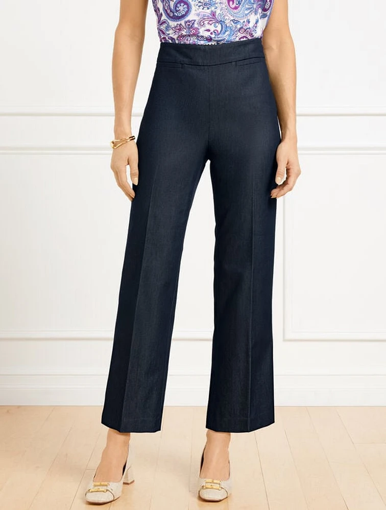 Refined Denim Slim Wide Ankle Pants