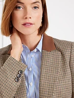 Relaxed 90s Blazer - Autumn Check