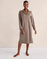 Organic Cotton Jersey Deco Print Sleep Dress