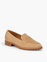 Cassidy Suede Penny Loafers