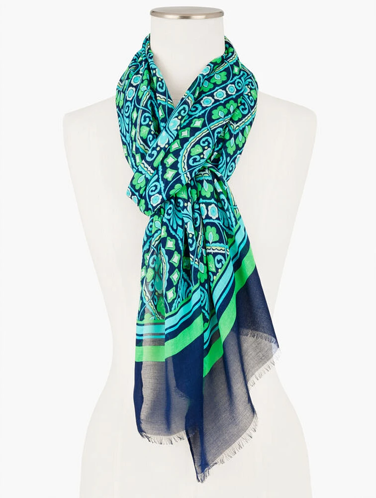 Damask Oblong Scarf