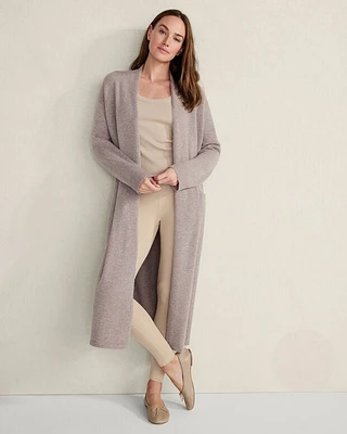 Cashmere Open-Front Duster