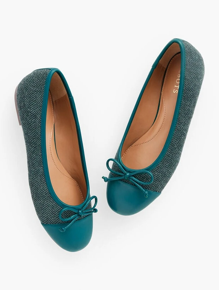 Blair Ballet Flats - Herringbone