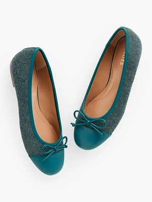 Blair Ballet Flats - Herringbone