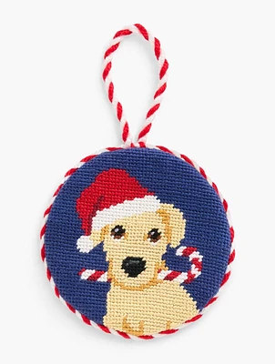 Smathers & Branson for Talbots Needlepoint Dog Ornament