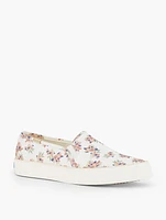 Keds® Double Decker Slip-On Sneakers - Floral