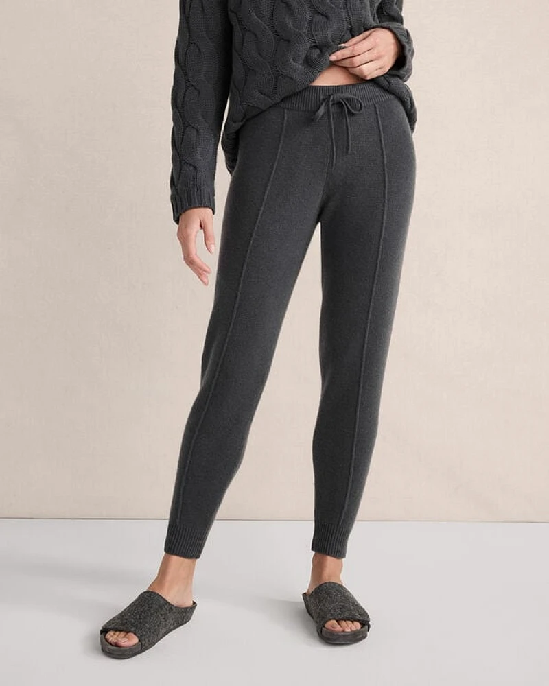 Cashmere Pintuck Joggers