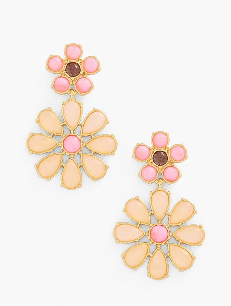 Flower Drop Earrings