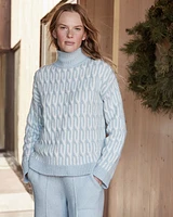 Organic Cotton Jacquard Sweater