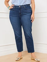 Slim Straight Ankle Jeans - Bettina Wash